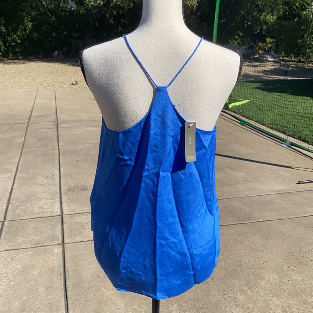 J.Crew Silk Racerback Tank - Picture 2 of 6